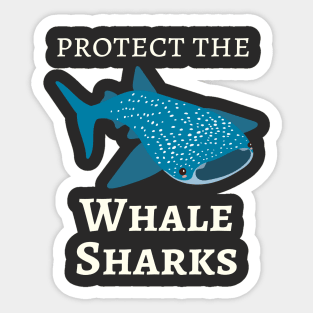 Protect Whale Sharks Sticker